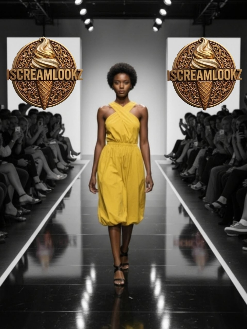 ​NWT Banana Republic Runway Bubble-Hem Dress | Size L | Marigold Yellow | Retail